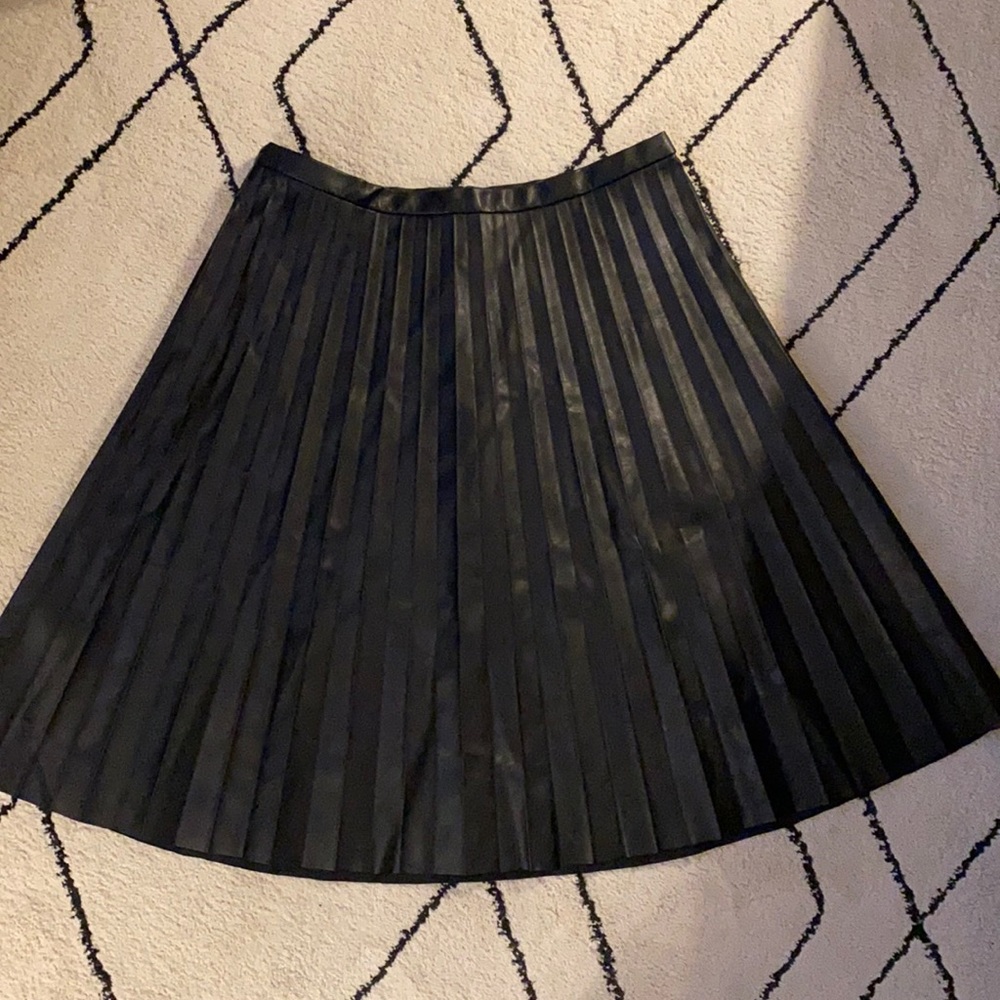 J.Crew Faux Leather Skirt